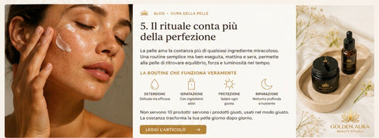 Il rituale conta più della perfezione