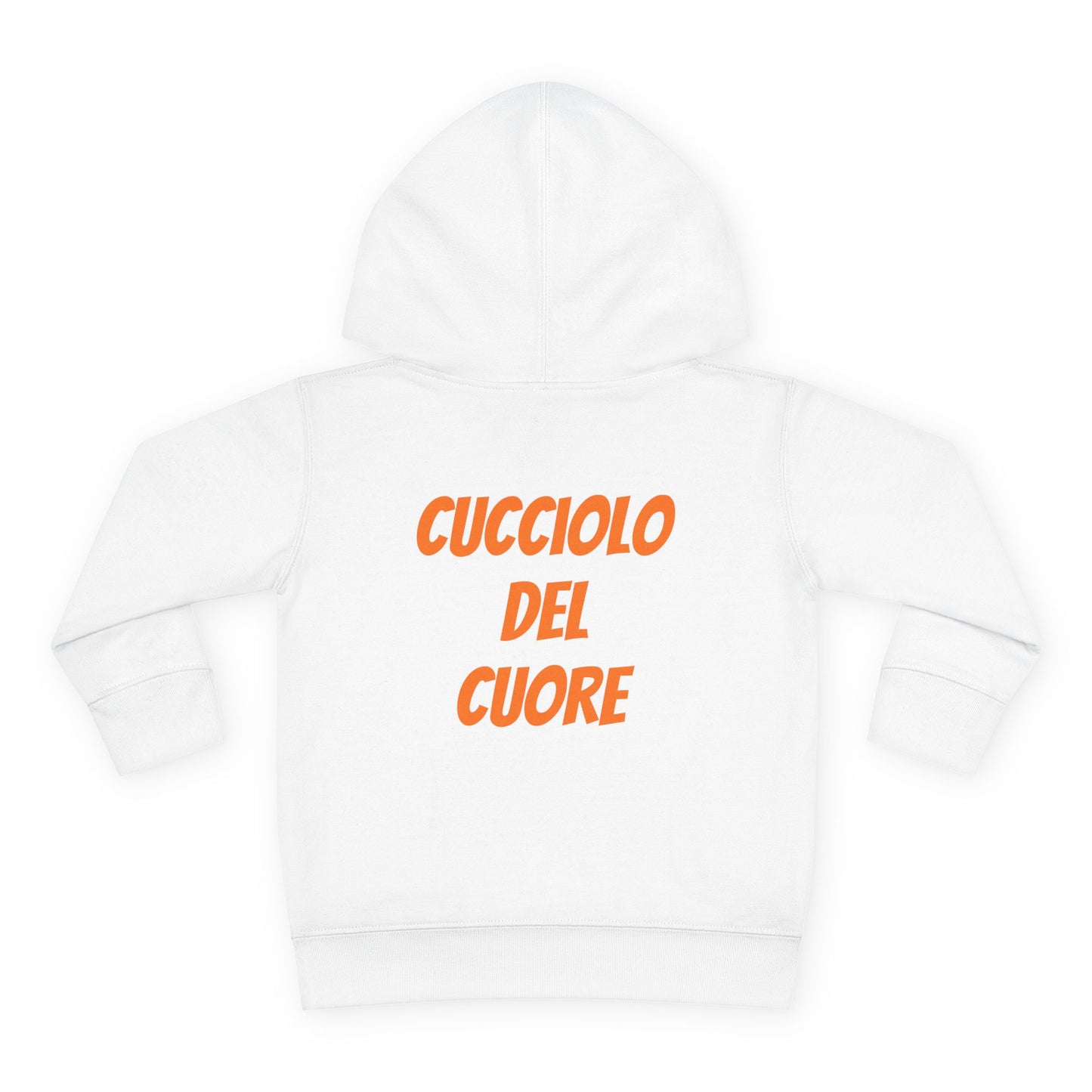 Toddler Hoodie — Cute Cat "Ti amo, mamma" Pullover (Cucciolo del Cuore)