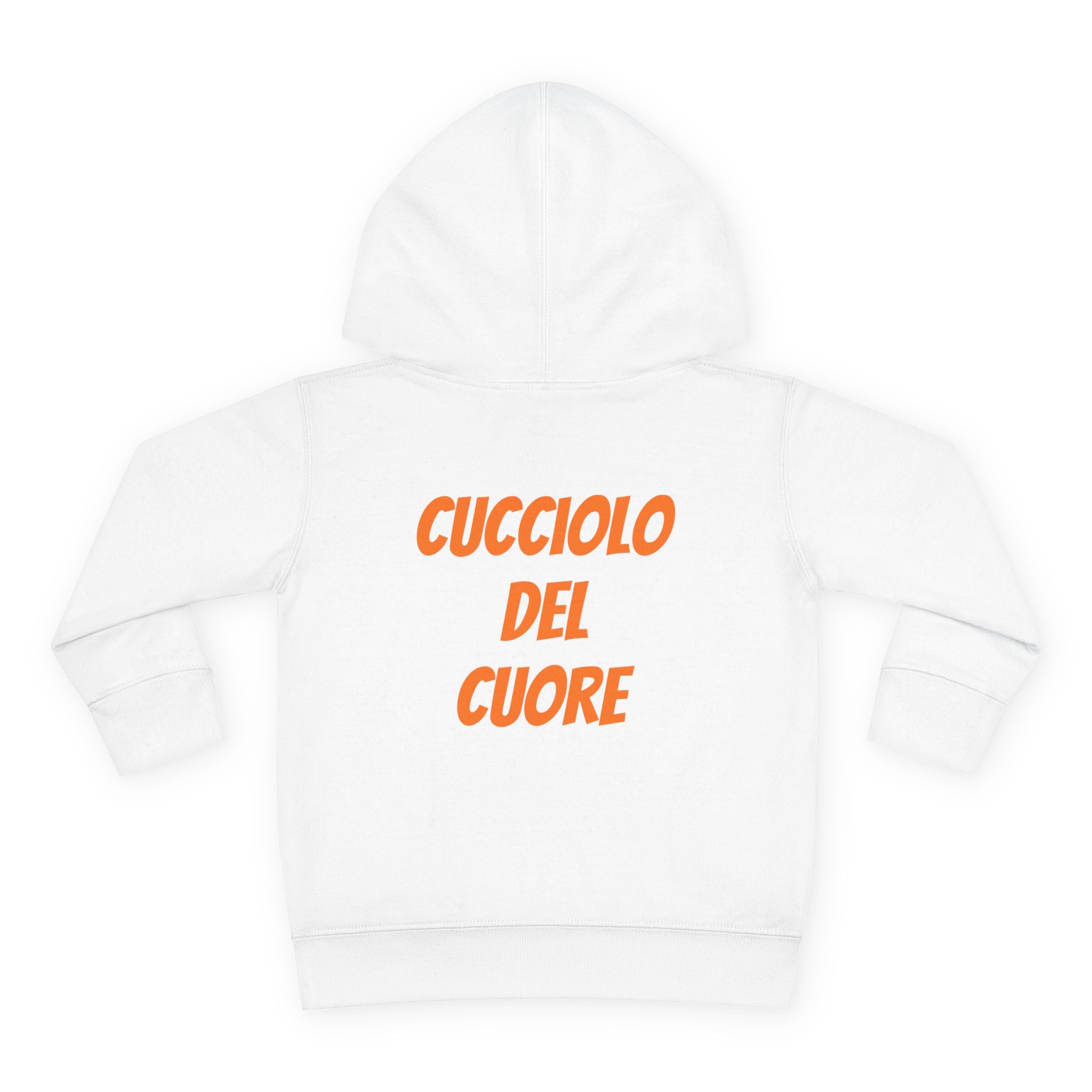 Toddler Hoodie — Cute Cat "Ti amo, mamma" Pullover (Cucciolo del Cuore)