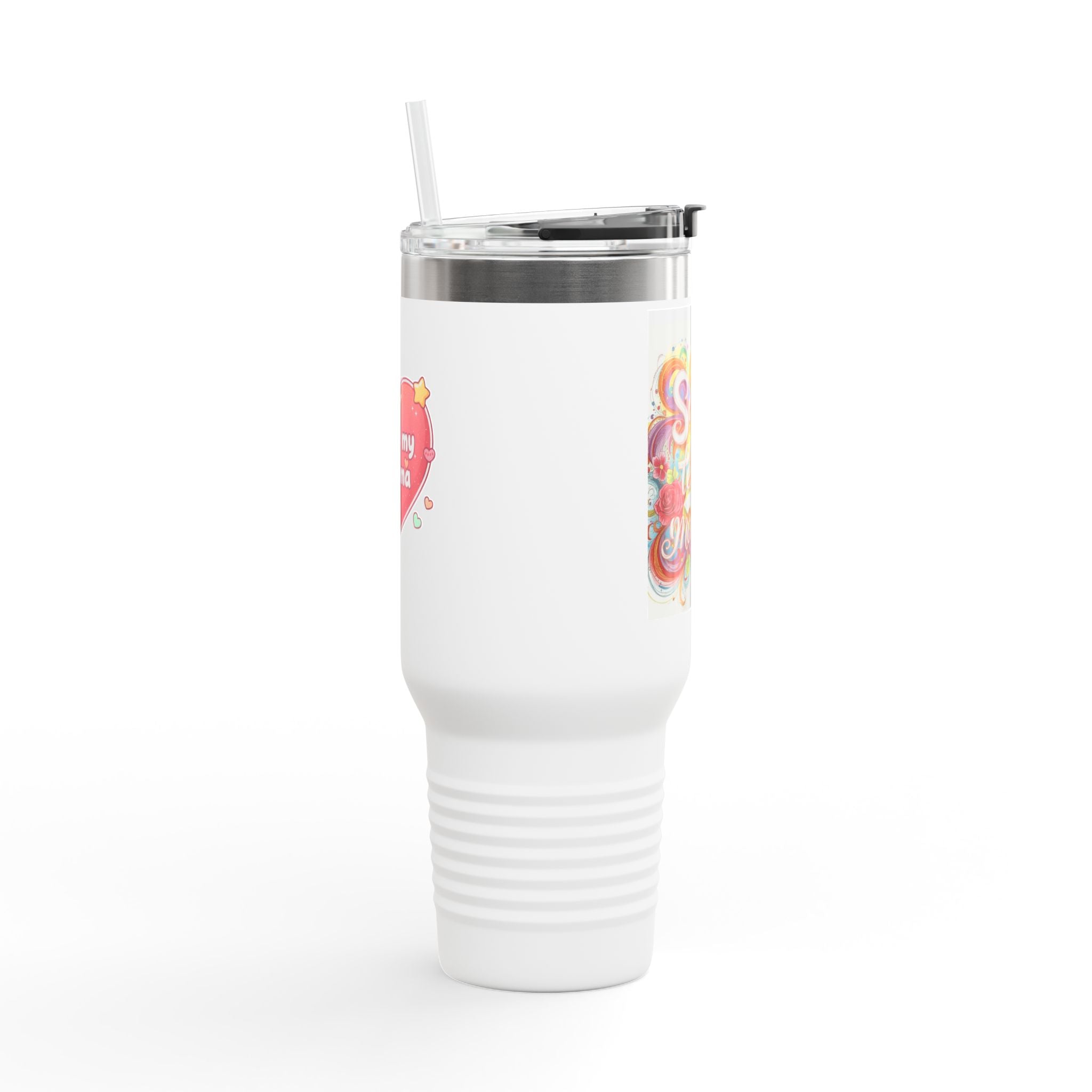 Leopard Print 40oz Insulated Travel Mug