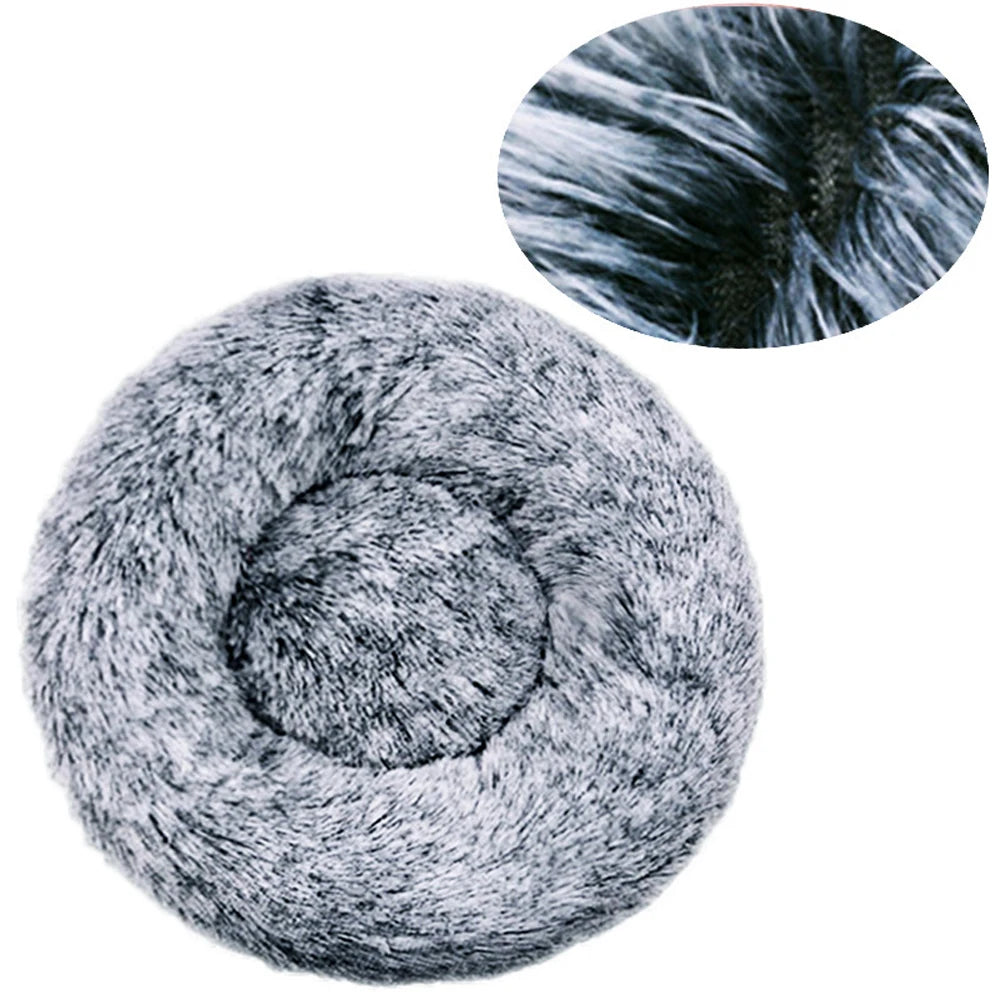 Morbidissimo letto per cani 
Round Dog Bed Winter Warm Cat Bed Plush Basket for Dog Washable Pet Bed for Small Medium Large Dog Sofa Cat