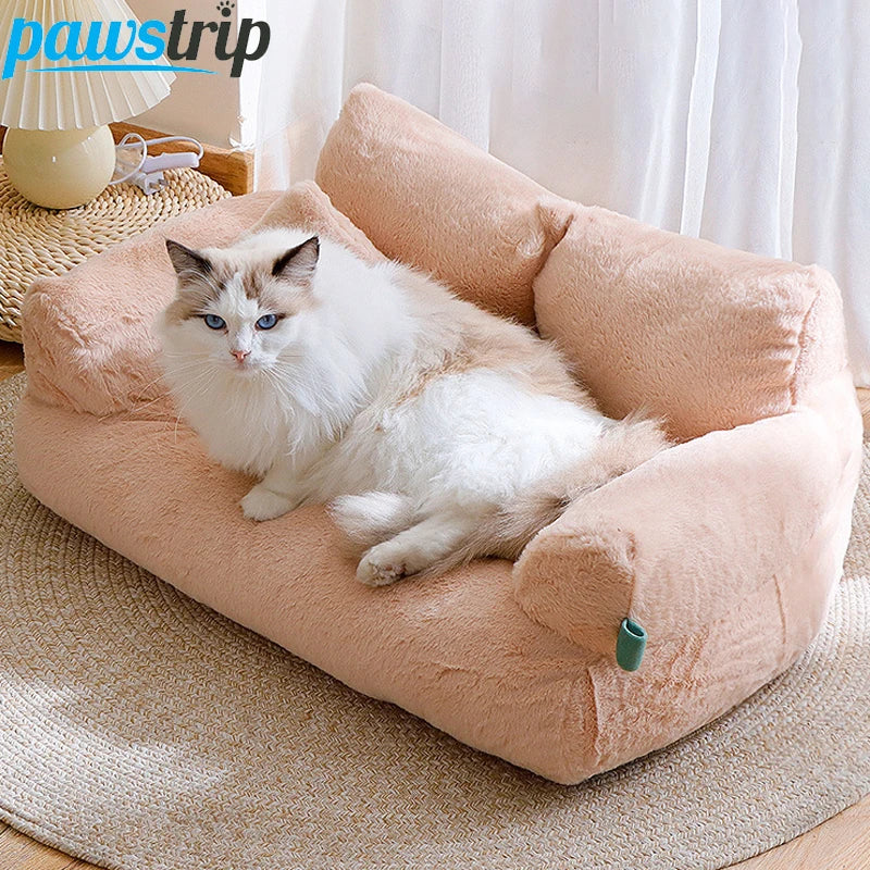 Morbido letto per gatti /Luxury  Cat Bed Sofa Winter Warm Cat Nest Pet Bed for Small Medium Dogs Cats Comfortable Plush Puppy Bed Pet Supplies