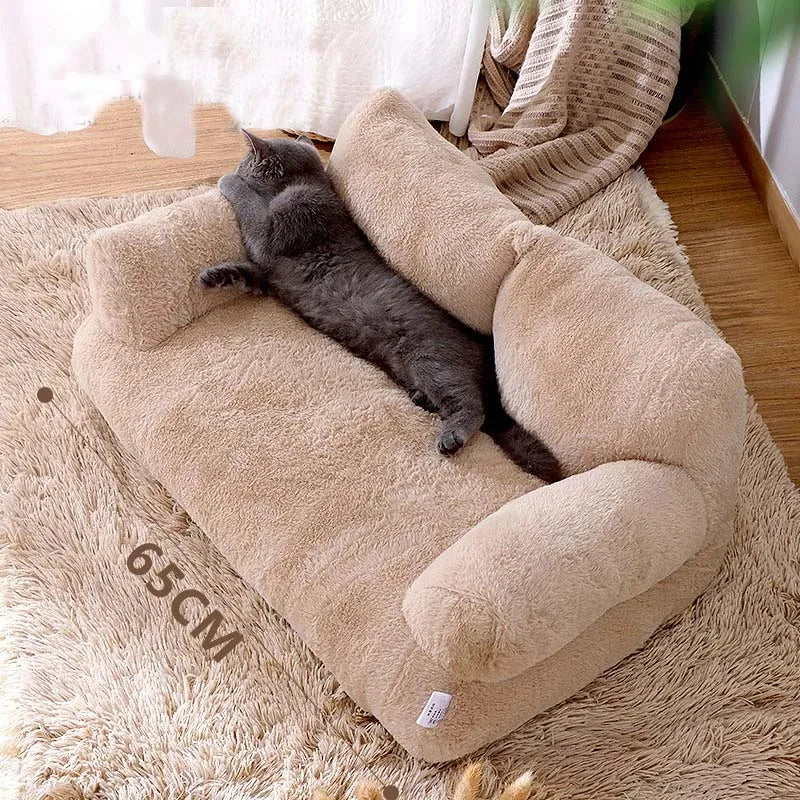 Morbido letto per gatti /Luxury  Cat Bed Sofa Winter Warm Cat Nest Pet Bed for Small Medium Dogs Cats Comfortable Plush Puppy Bed Pet Supplies