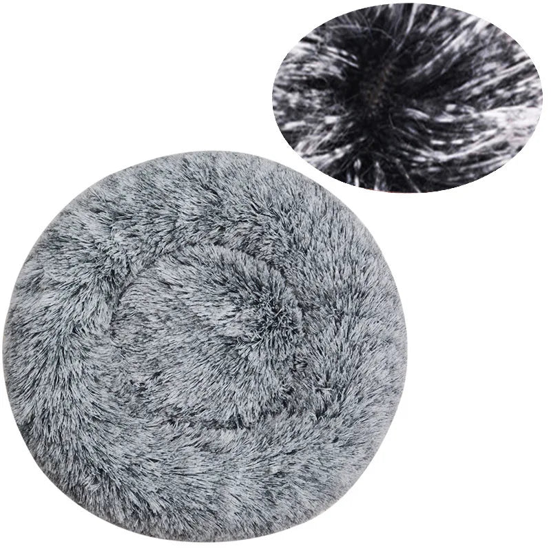 Morbidissimo letto per cani 
Round Dog Bed Winter Warm Cat Bed Plush Basket for Dog Washable Pet Bed for Small Medium Large Dog Sofa Cat