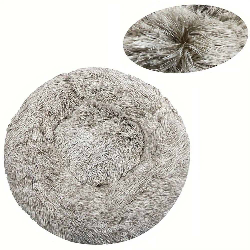 Morbidissimo letto per cani 
Round Dog Bed Winter Warm Cat Bed Plush Basket for Dog Washable Pet Bed for Small Medium Large Dog Sofa Cat