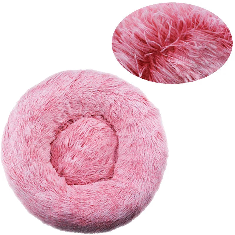 Morbidissimo letto per cani 
Round Dog Bed Winter Warm Cat Bed Plush Basket for Dog Washable Pet Bed for Small Medium Large Dog Sofa Cat